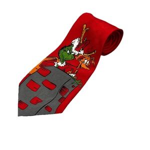 The‎ Grinch Necktie Dr. Seuss Christmas Holiday Ho Ho Ho! Novelty Tie